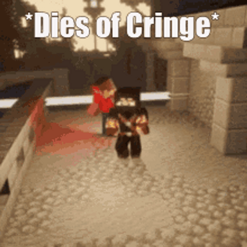 Dies From Cringe Minecraft Ban Hammer GIF