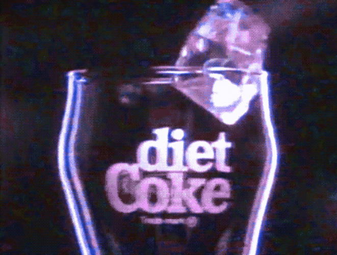 Diet Coke Ice Cube GIF