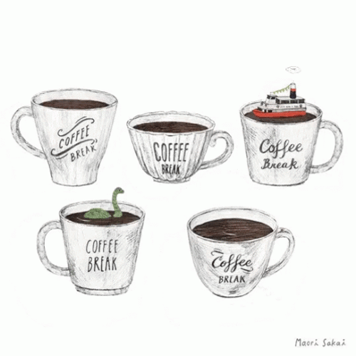 Different Coffee Mood Blends Animated Coffee GIF