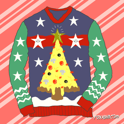 Different Designs Christmas Sweater Weather Snl GIF