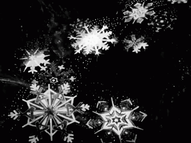 Different Designs Snowflake GIF