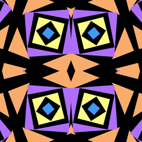 Different Diagonal Sizes Kaleidoscope GIF