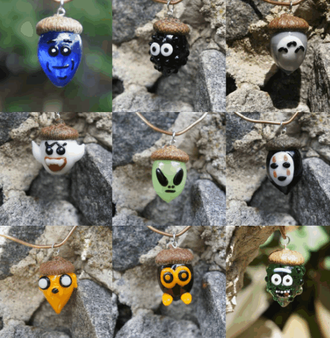 Different Face Design Acorn GIF