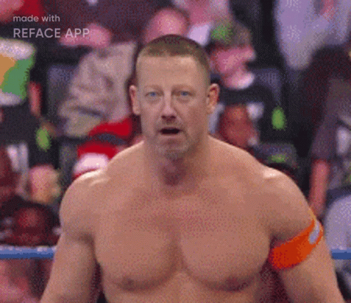 Different Face John Cena Shocked Meme GIF