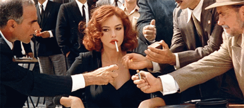 Different Lighter Offers Monica Bellucci GIF
