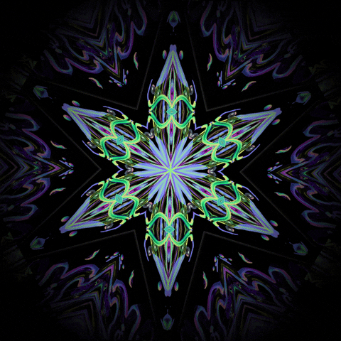 Different Shape Loops Kaleidoscope GIF