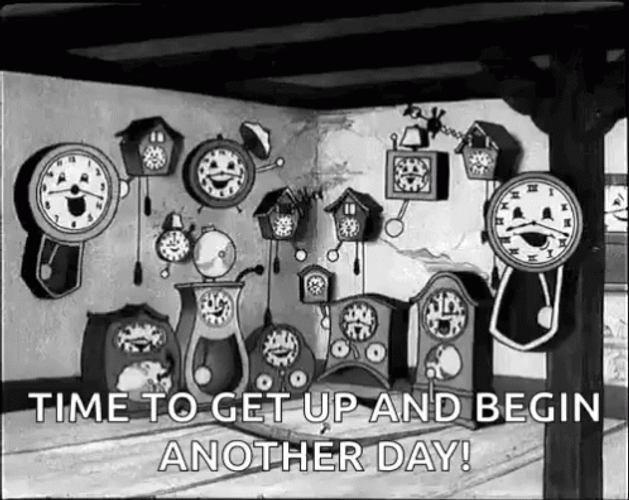 Different Vintage Ticking Clock GIF