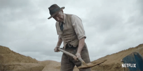 The Dig Digging GIF