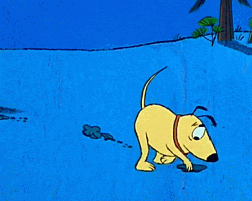 Pink Panther Dog Digging GIF