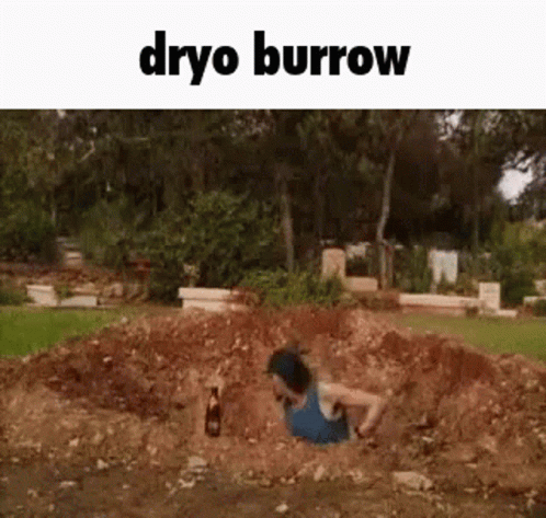 Dryo Burrow Digging GIF