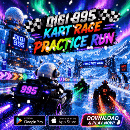 Digi 995 Kart Race Practice Run Advertisement