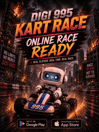 Digi 995 Kart Race Robot Driving Go Kart