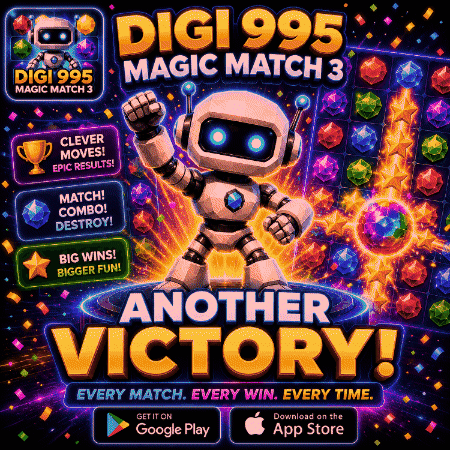 Digi 995 Magic Match 3 Robot