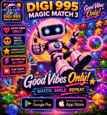 Digi 995 Magic Match 3 Robot