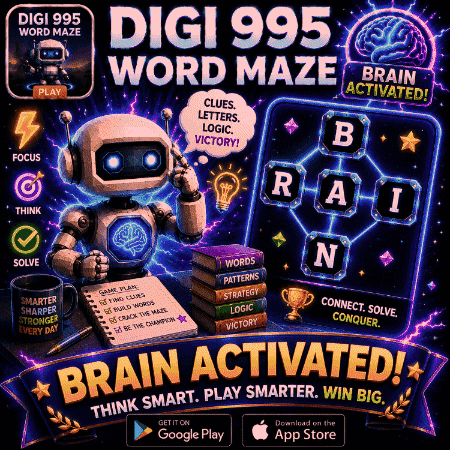 Digi 995 Word Maze Robot Advertisement GIF