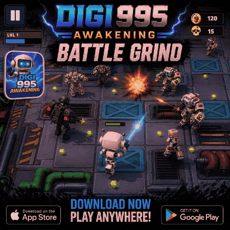 Digi995 Awakening Battle Grind GIF