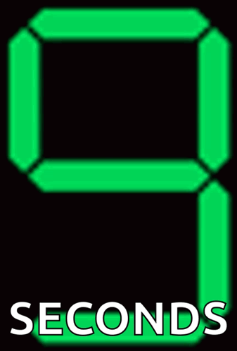 Digital Clock With 8 Seconds GIF