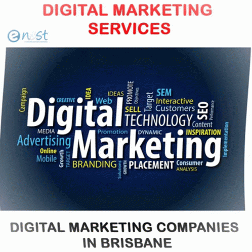 Digital Marketing Ad Word Cloud Brisbane GIF