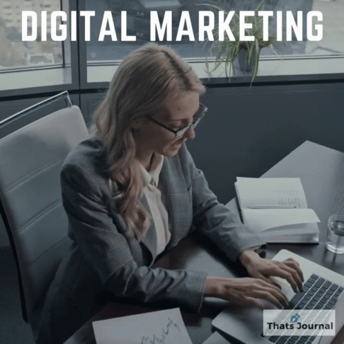 Digital Marketing Business Woman Suits GIF