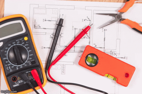 Digital Multimeter On Drawing GIF
