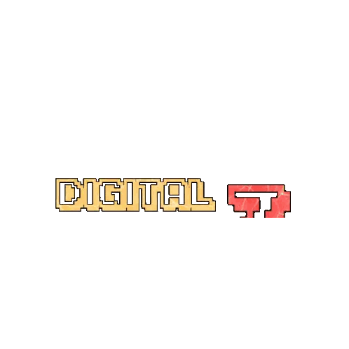 Digital Seven Logo with Pixelated T