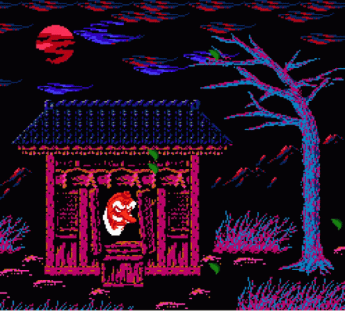 Digitalized Haunted House GIF