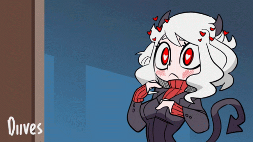 Diives Helltaker Modeus Dance Blush GIF