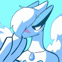 Diives Lugia Pokemon Shy Blush GIF