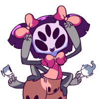 Diives Muffet Undertale Spider Dance GIF
