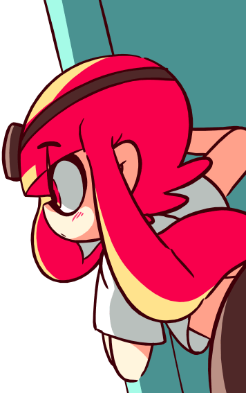 Diives Squid Splatoon Angry Blush GIF