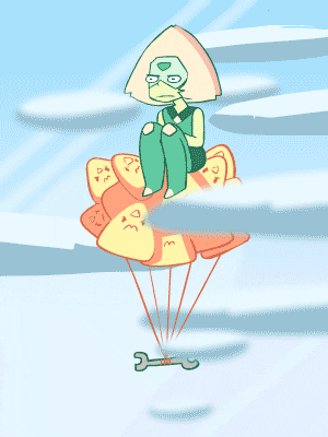 Diives Steven Peridot Birthday Flying GIF