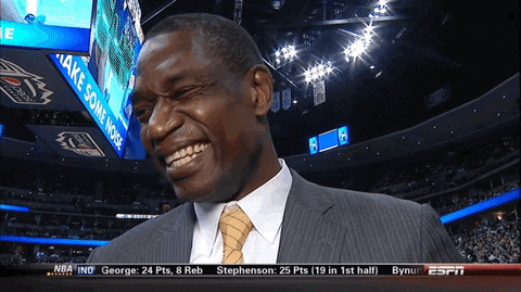 Dikembe Mutombo Finger Shake And Smile GIF