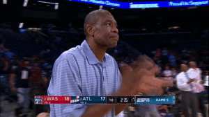 Dikembe Mutombo Here We Go Applause GIF