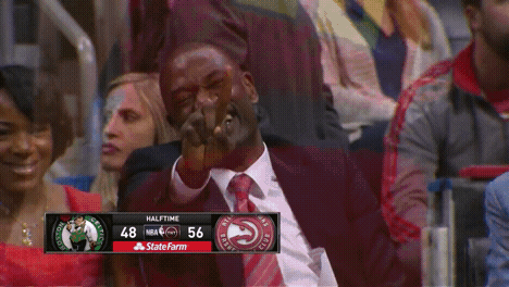 Dikembe Mutombo Laughing GIF