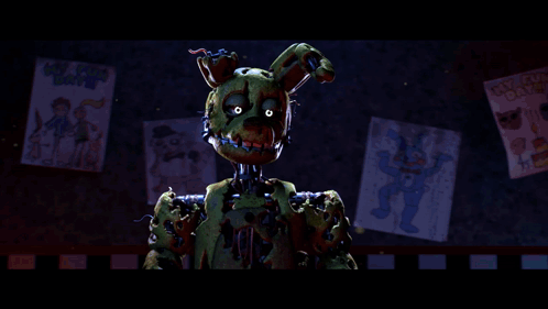Dilapidated Withered Freddy Fnaf Meme GIF