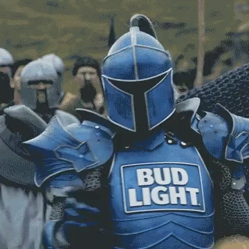 Dilly Dilly Bud Knight Lightning GIF