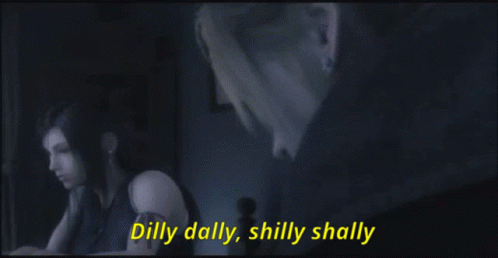 Dilly Dilly Shilly Shally The Advent GIF