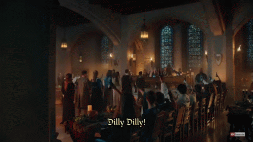 Dilly Dilly Bud Light Cheers Compilation GIF