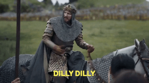 Dilly Dilly Knight People Celebrating GIF