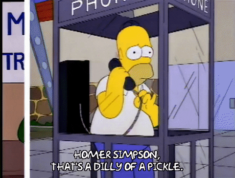 Dilly Dilly Of Pickle Homer Simpson GIF