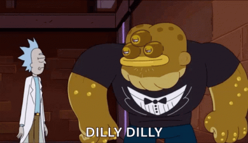 Dilly Dilly Rick And Morty GIF