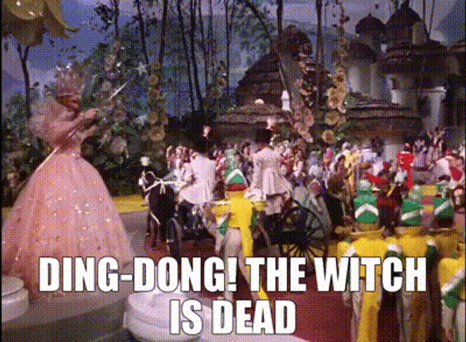 Ding Dong The Witch Is Dead Band GIF