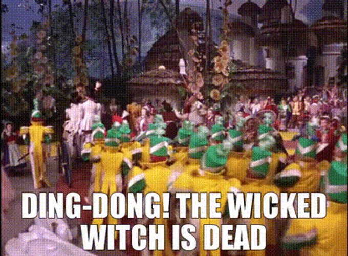 Ding Dong The Witch Is Dead March GIF