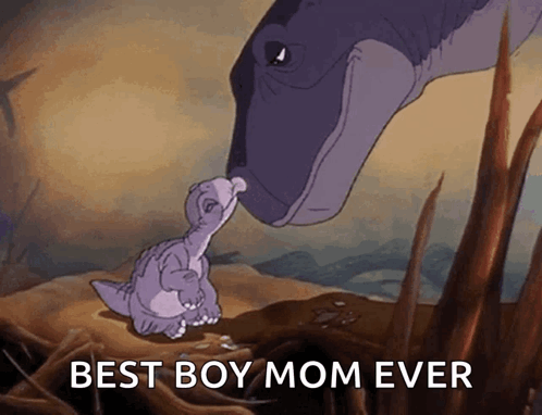 Dinosaur Best Boy Mom Ever GIF