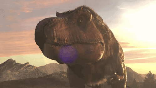 Dinosaur Close Up GIF