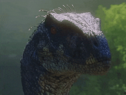 Dinosaur Head With Spikes GIF