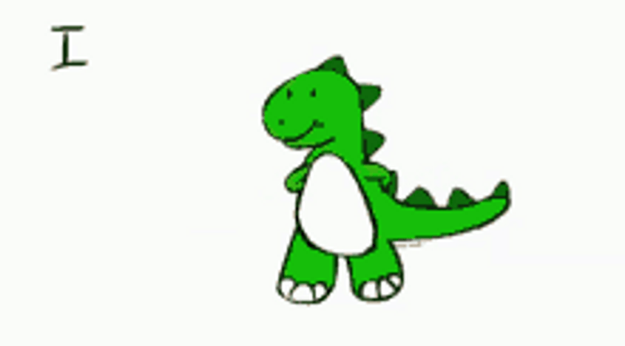Dinosaur I Miss You This Much GIF