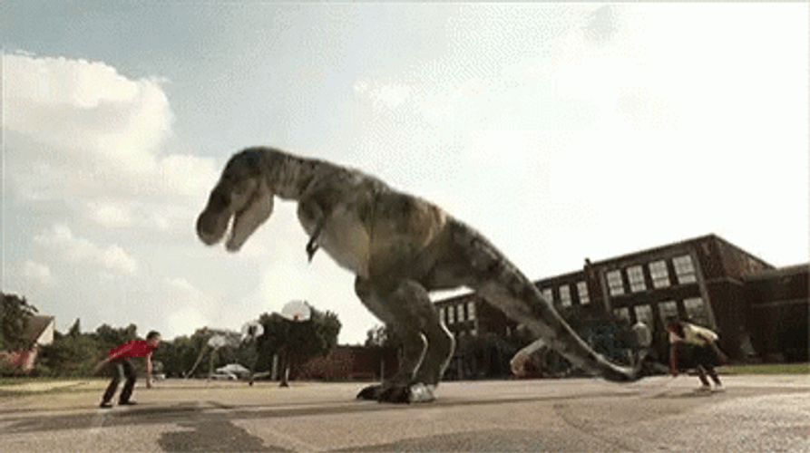 Dinosaur running dinosaurs GIF on GIFER - by Rocksong
