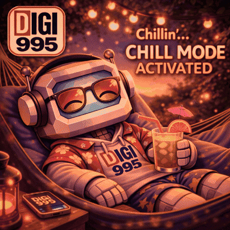 Dinosaur Wearing Headphones Saying We Chillin GIF