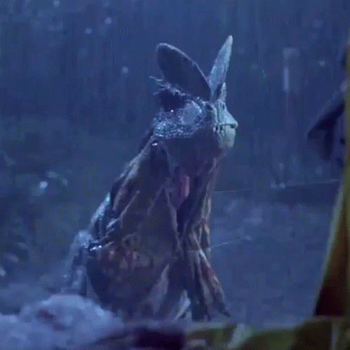 Dinosaur With Mouth Open and Sharp Teeth